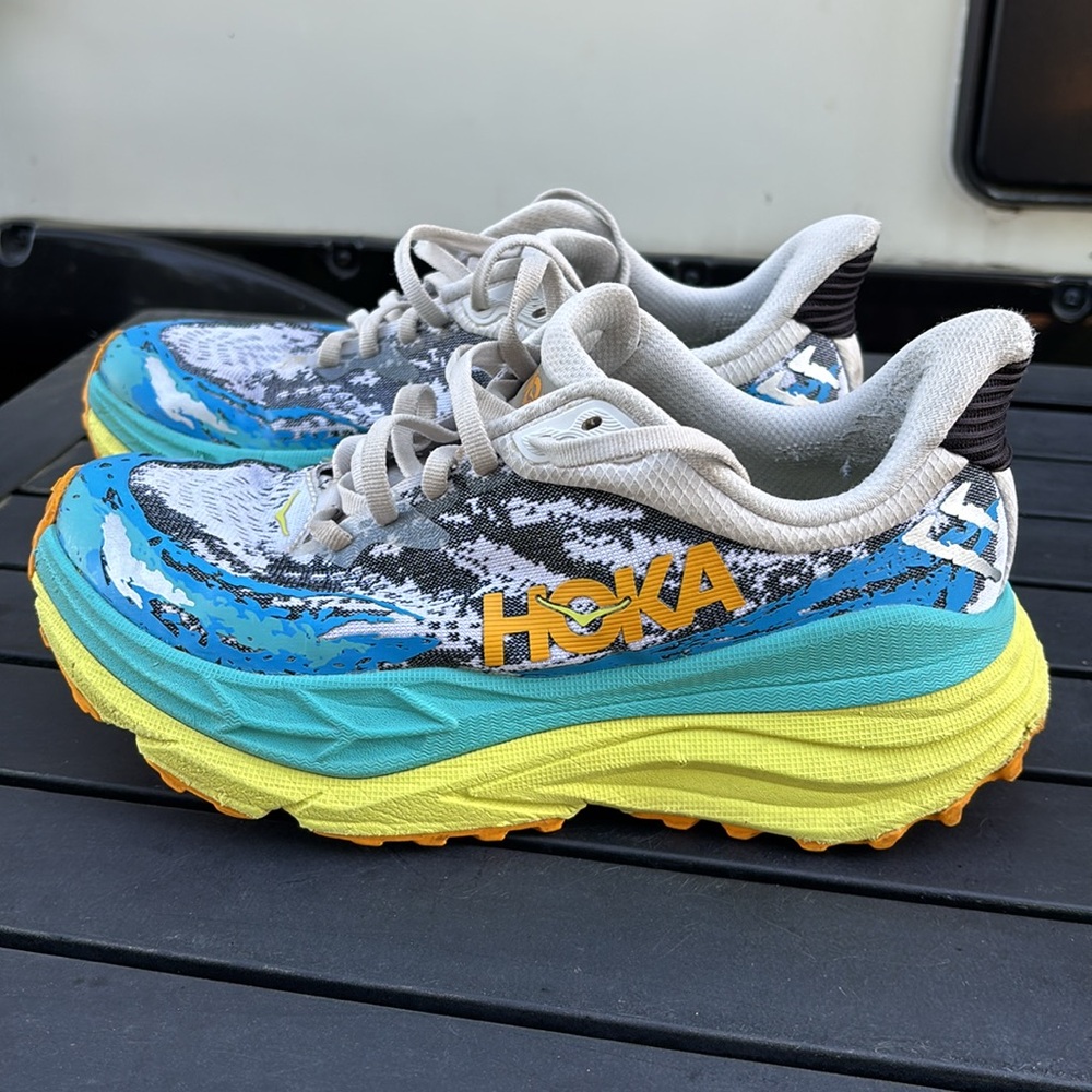 HOKA Stinson 7 Trail Stability Shoe Womens size 6